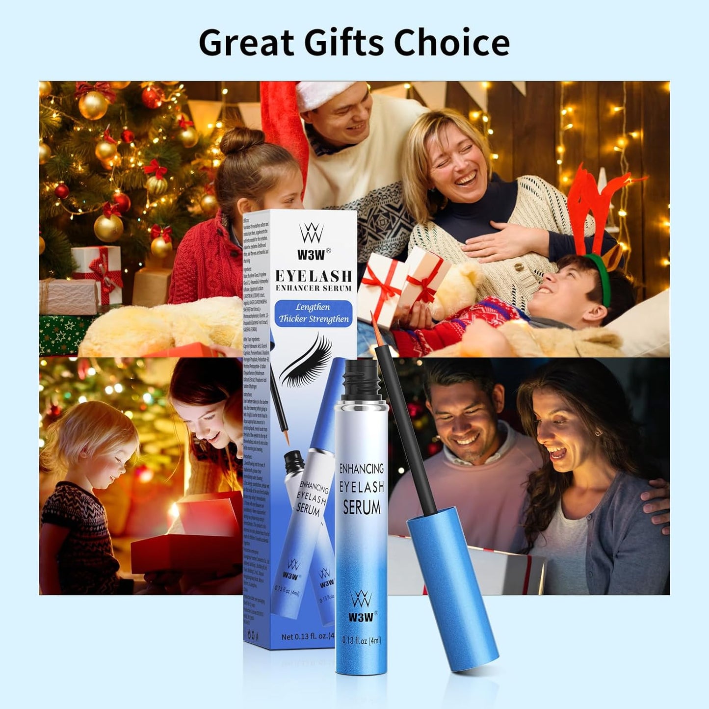 Lash Serum - Eyelash Growth Serum with Advanced Formula to Boost Longer, Thicker Fuller Looking Lashes Nourishing Lash for Eyelash Growth Vegan & Cruelty-Free for Sensitive Eyes 4Ml