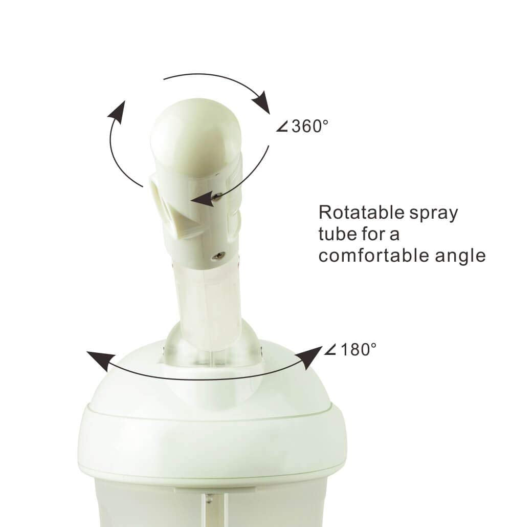 Professional Facial Steamer Ozone Mini Spa Face Steamer Design for Personal Care Use at Home or Salon, White (BB-09)