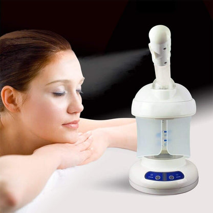 Professional Facial Steamer Ozone Mini Spa Face Steamer Design for Personal Care Use at Home or Salon, White (BB-09)