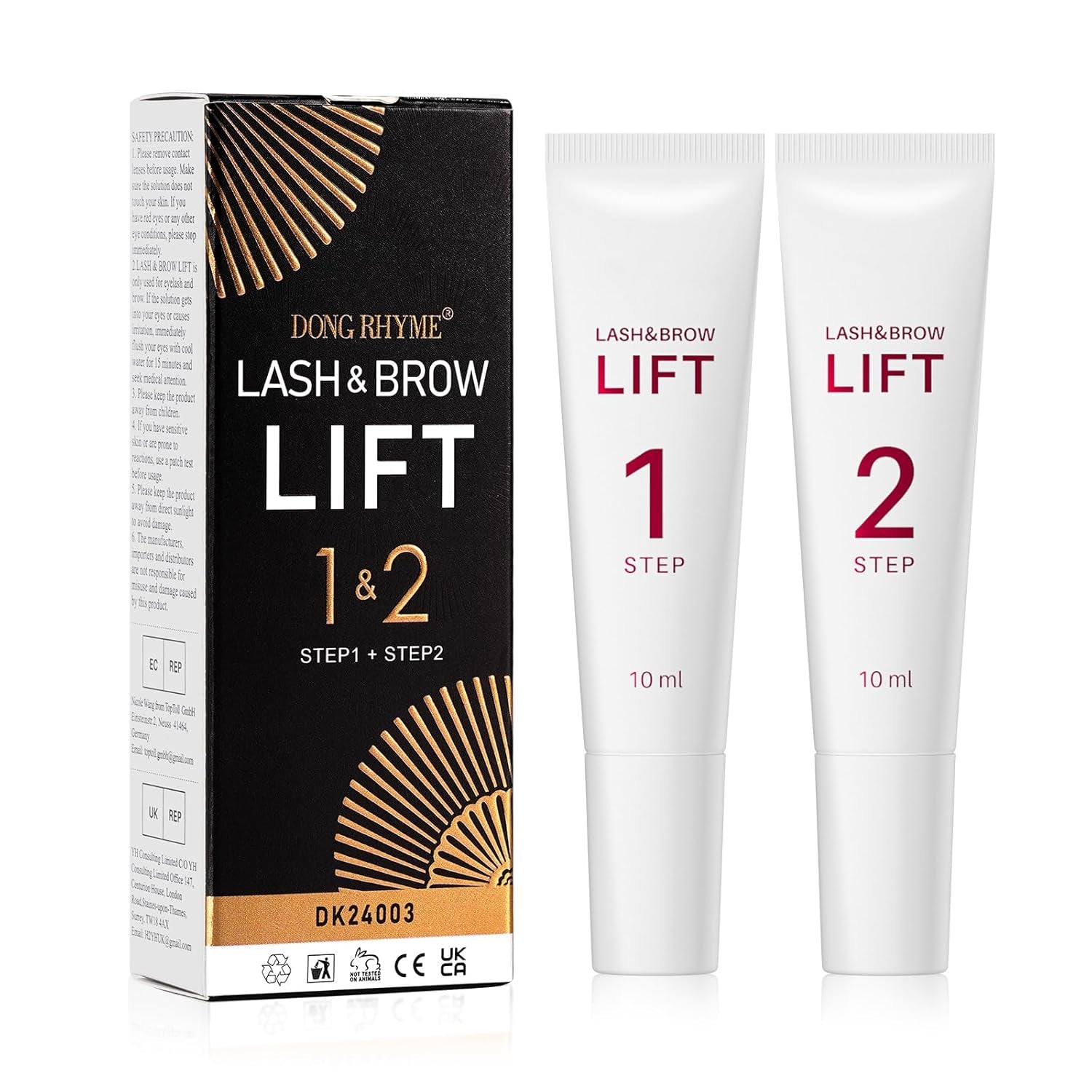 Lash Lift Kit - Eyelash Lift Lotion,  Brow Lamination and Lash Perm Solution for Curling Lashes to Get Supermodel Eyes, Long-Lasting and Easy to Use at Home Multipurpose Lash Perm Kit