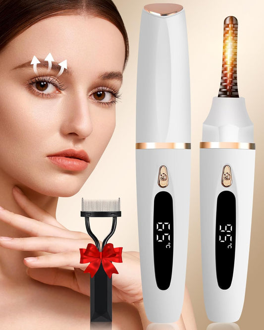 Heated Eyelash Curlers with Eyelash Comb