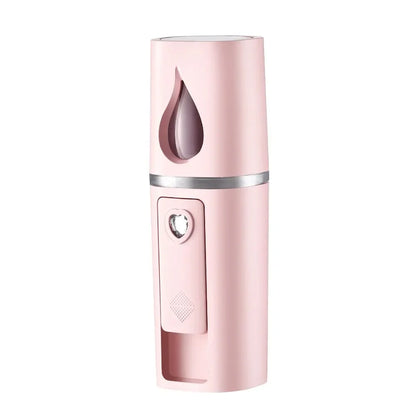 Facial Nano Mist Sprayer Mini Portable Facial Steamer Rechargeable Handy Face Humidifier Face Moisturizing Skin Care Machine