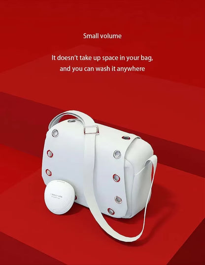 Portable Contact Lens Cleaner 100Khz Mini Ultrasonic Cleaner for Contact Lenses Cleaning