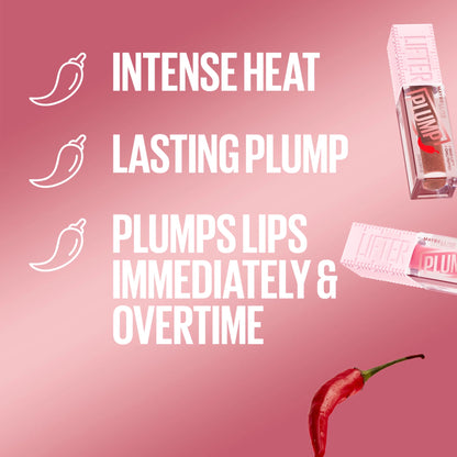 Lifter Plump Lasting Lip Plumping Gloss, Hot Honey
