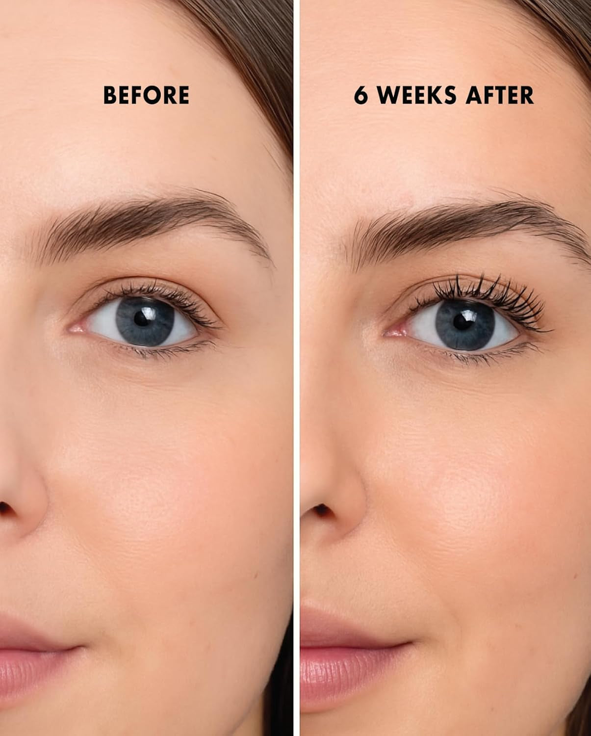 | Eyelash Growth Serum | Natural Lash Enhancer for Longer, Thicker Healthier Lashes | Gentle Effective Lash Growth Serum | Oil Free Lash Booster 3Ml