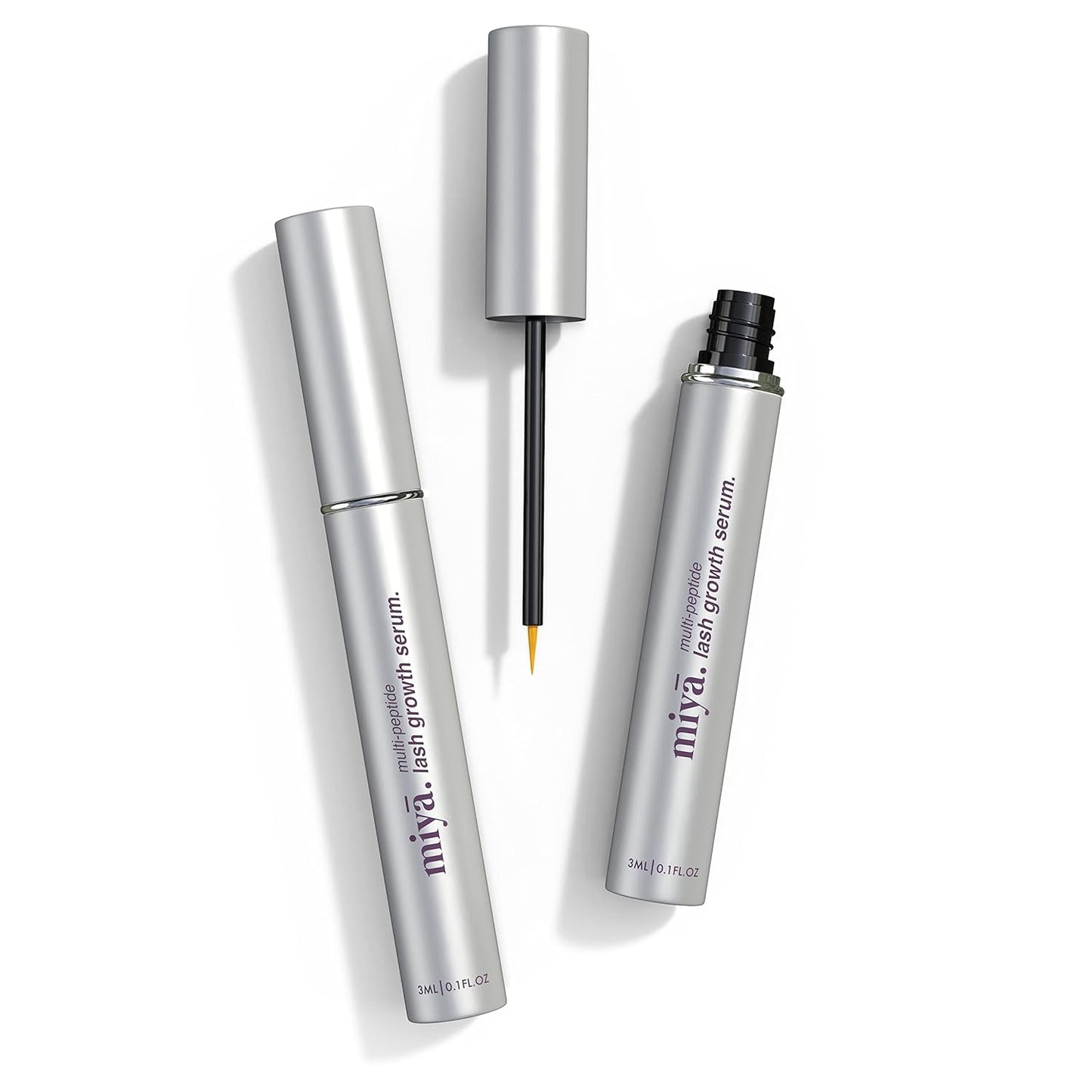 | Eyelash Growth Serum | Natural Lash Enhancer for Longer, Thicker Healthier Lashes | Gentle Effective Lash Growth Serum | Oil Free Lash Booster 3Ml