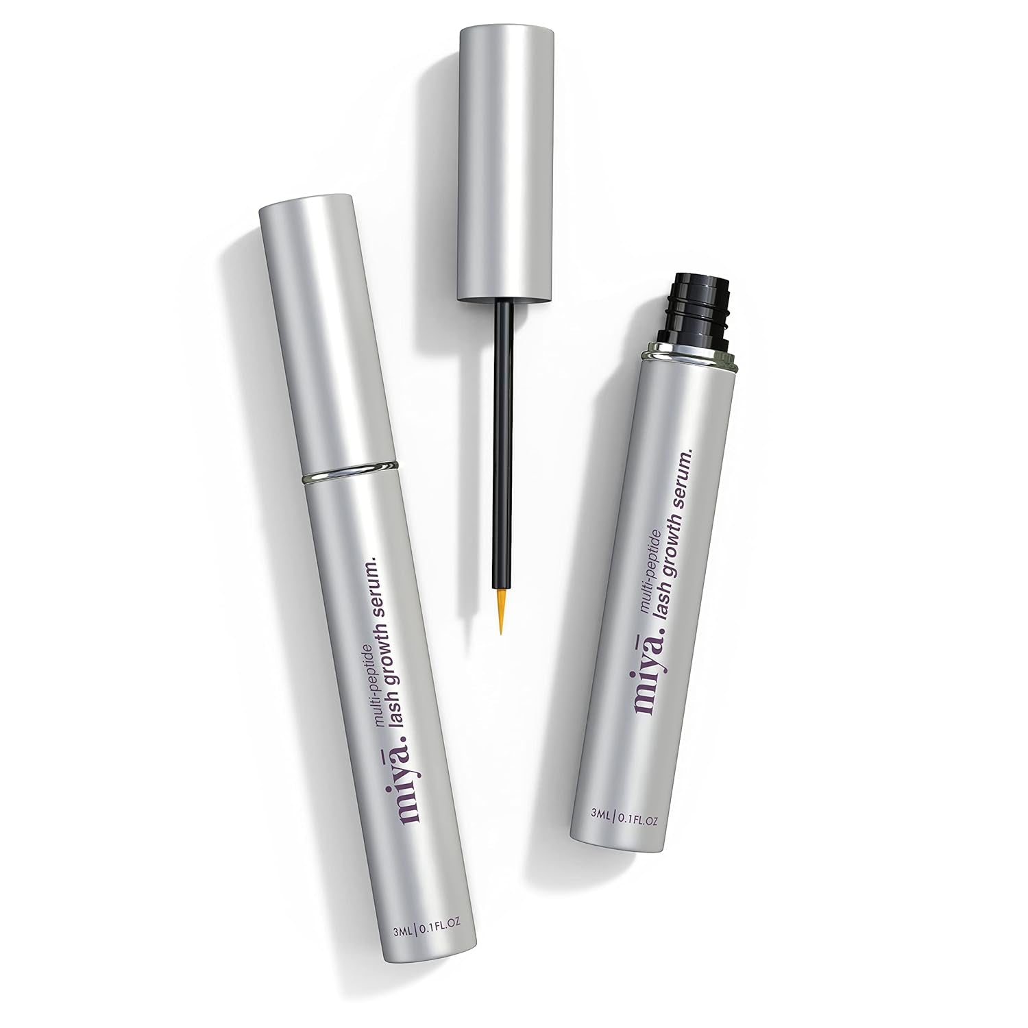 | Eyelash Growth Serum | Natural Lash Enhancer for Longer, Thicker Healthier Lashes | Gentle Effective Lash Growth Serum | Oil Free Lash Booster 3Ml