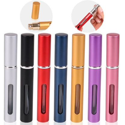 7 Pack 10Ml Perfume Atomizer Bottles Refillable Travel Spray Pump Set Leakproof