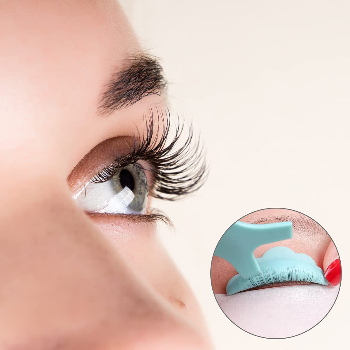 Eyelash Perm Silicone Pads - 23 Piece Reusable Lash Lift Shields for Different Length Eyelashes