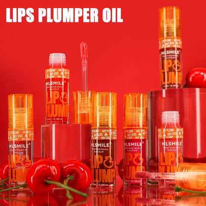 Duck Lip Plumper Extreme, Hydrating Plumping Booster Moisturizing Volumizing Lip Gloss, HOT KISS, Voluminous Lip Filler Plumper High-Shine Lip Plumper Gloss Vegan Lip Makeup(06#)