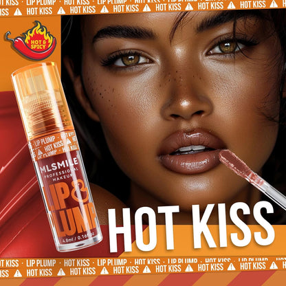 Duck Lip Plumper Extreme, Hydrating Plumping Booster Moisturizing Volumizing Lip Gloss, HOT KISS, Voluminous Lip Filler Plumper High-Shine Lip Plumper Gloss Vegan Lip Makeup(06#)