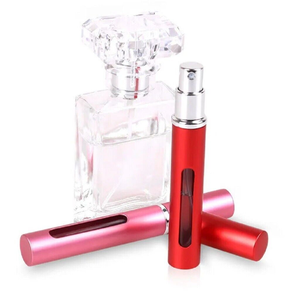 7 Pack 10Ml Perfume Atomizer Bottles Refillable Travel Spray Pump Set Leakproof