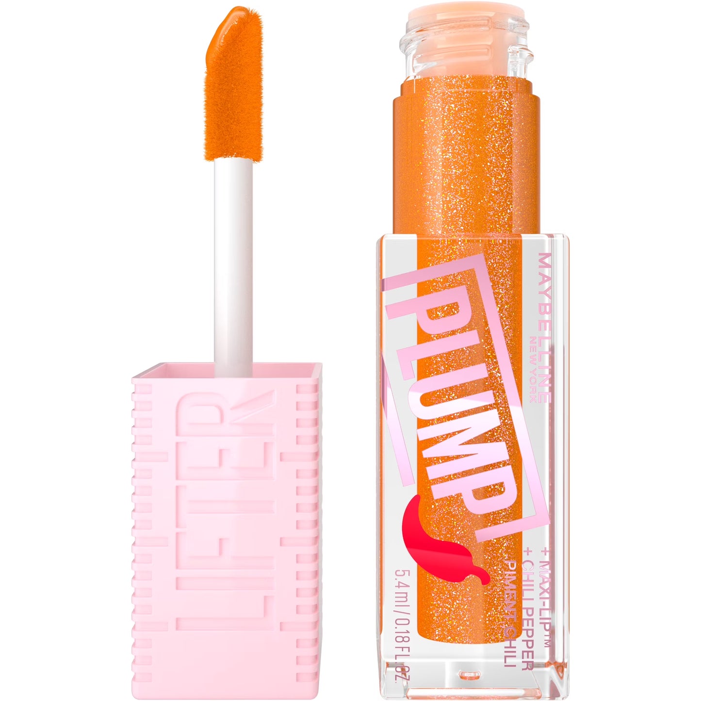 Lifter Plump Lasting Lip Plumping Gloss, Hot Honey