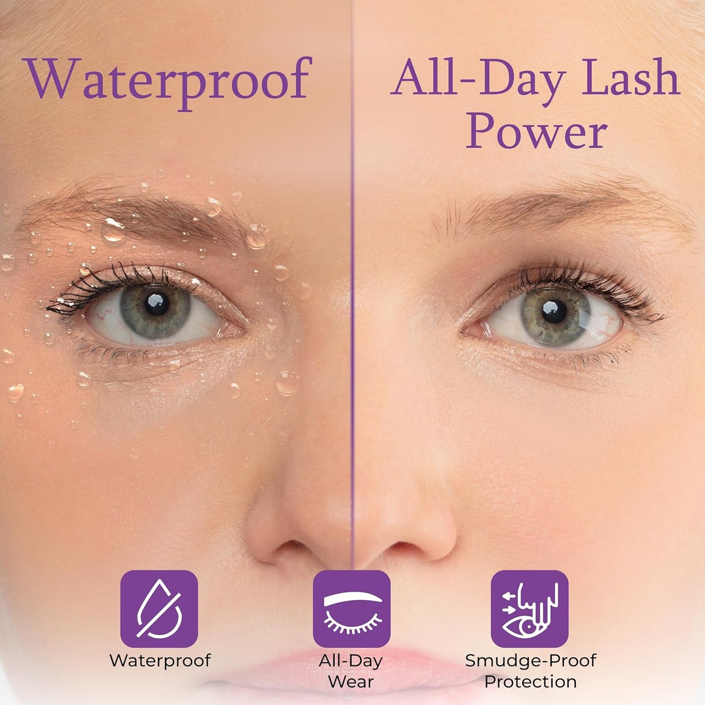 Lash Serum for Eyelash Growth - 100% Herbal Serum to Grow Lashes, Waterproof Serum for Thicker, Fuller, and Longer Lashes 0.1 Fl. Oz.