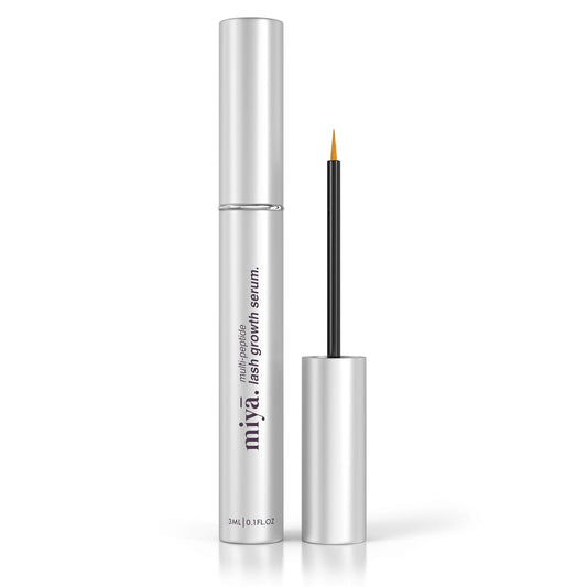 | Eyelash Growth Serum | Natural Lash Enhancer for Longer, Thicker Healthier Lashes | Gentle Effective Lash Growth Serum | Oil Free Lash Booster 3Ml