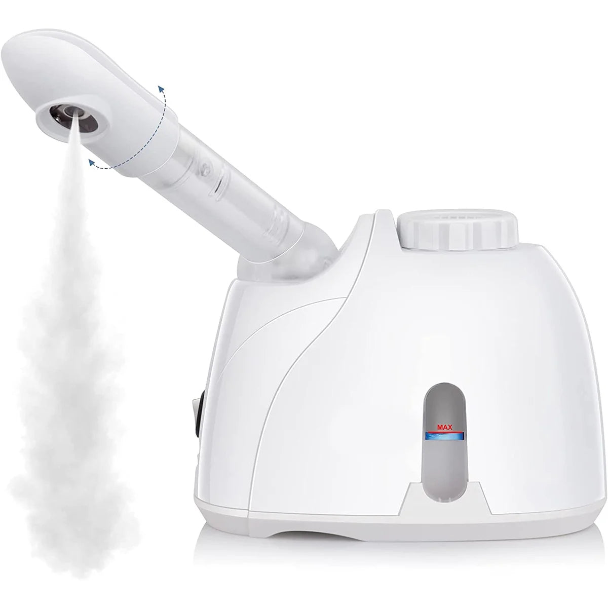 Portable Facial Steamer, Nano Ionic  with 180°Rotatable Sprayer, Warm/Cold Mist Portable Facial Steamer for Salon and SPA
