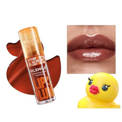 Duck Lip Plumper Extreme, Hydrating Plumping Booster Moisturizing Volumizing Lip Gloss, HOT KISS, Voluminous Lip Filler Plumper High-Shine Lip Plumper Gloss Vegan Lip Makeup(06#)