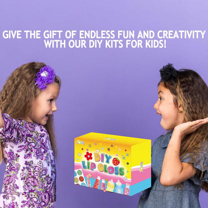 Lip Gloss Making Kit, 73PCS Fun Make Your Own Lip Gloss Kit Kids, Beginner, Lipgloss Sets for Girls, DIY Lipstick Set, Moisturizing Lip Oil Base, Gifts for Tween Girls, Teens, Daughters, Women