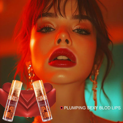 Duck Lip Plumper Extreme, Hydrating Plumping Booster Moisturizing Volumizing Lip Gloss, HOT KISS, Voluminous Lip Filler Plumper High-Shine Lip Plumper Gloss Vegan Lip Makeup(06#)