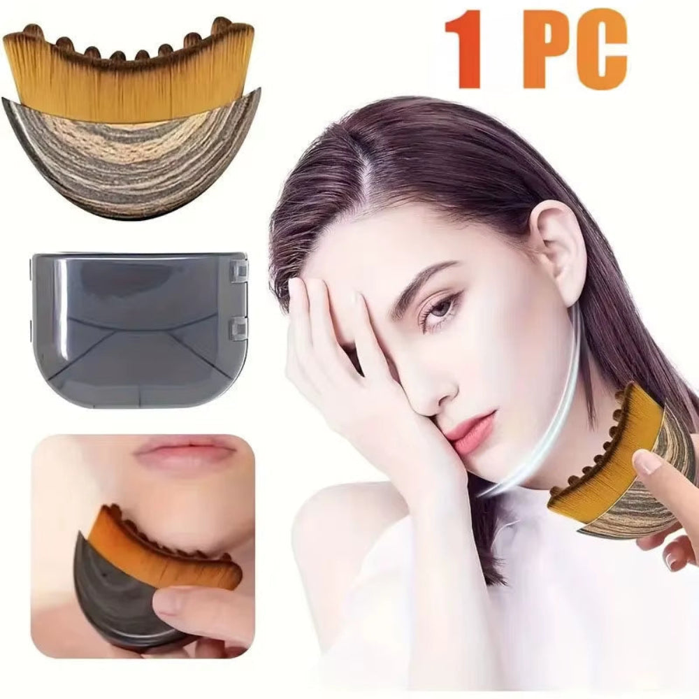 Lymphatic Contour Face Brush,Chin &Jawline Sculpting,Drainage Massager for Face,Ergonomically Designed to Fit the Skin Precisely