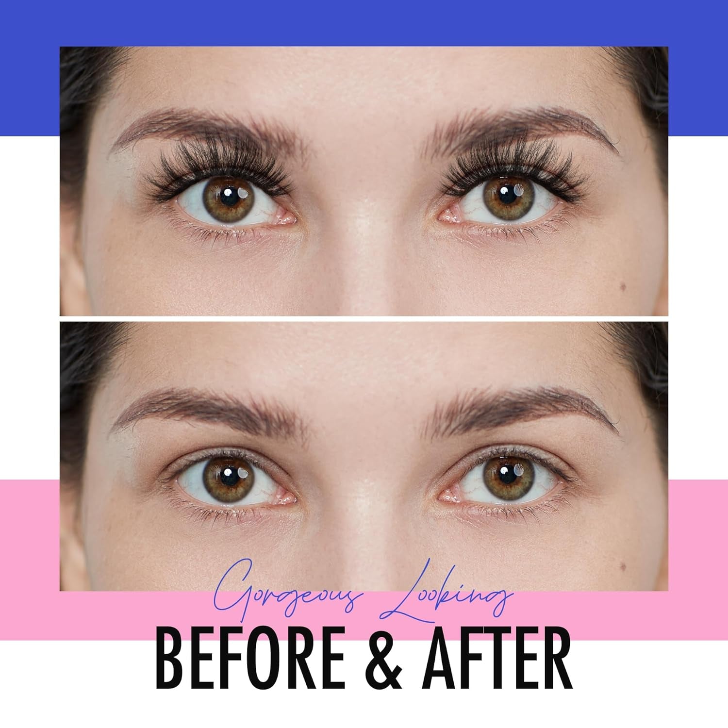 Lashes Russian Lashes Fake Eyelashes -  False Lashes Russian Strip Lashes D Curl Lashes Cat Eye Lashes Fox Eye Lashes WJ3D25-2B4