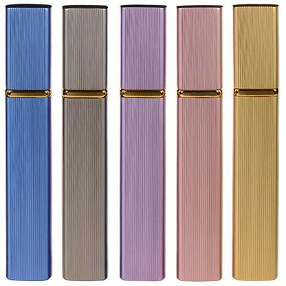 5-Pack 12Ml Refillable Perfume Atomizer Travel Spray Bottle Mini Cologne Sprayer
