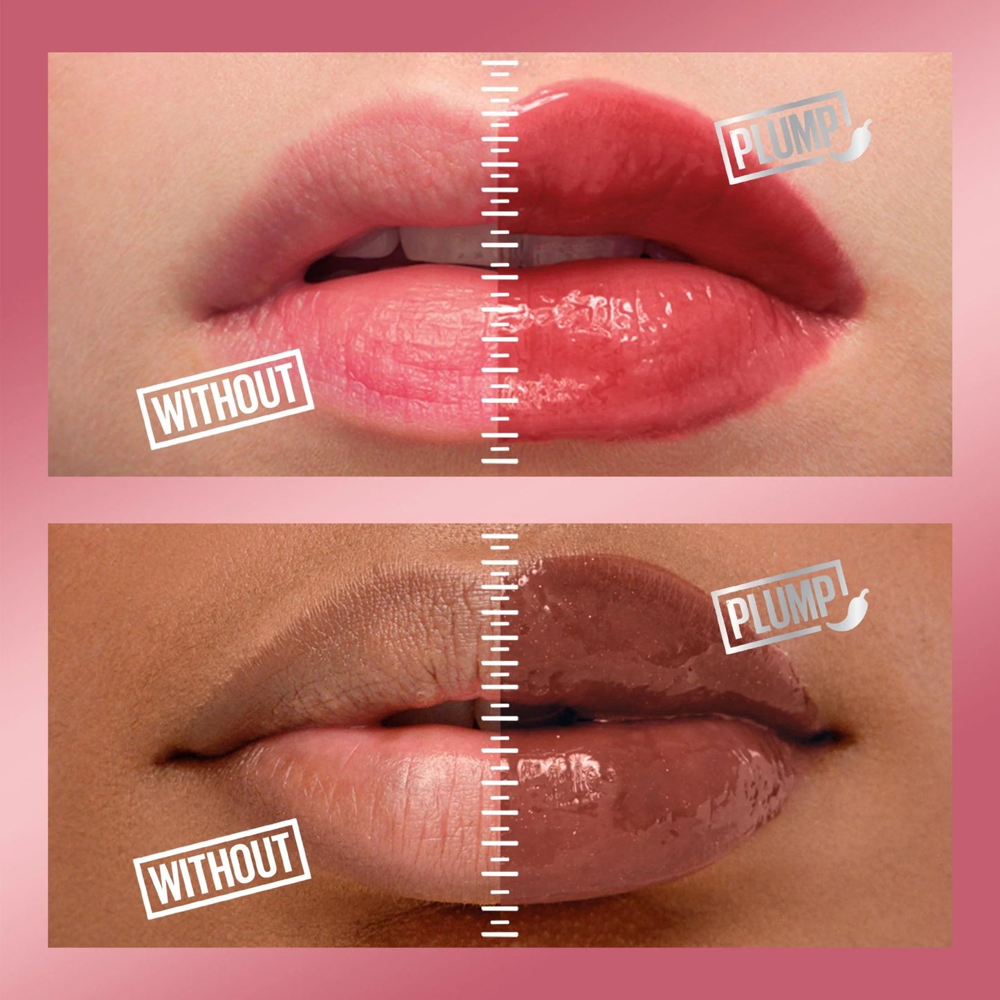 Lifter Plump Lasting Lip Gloss, Blush Blaze